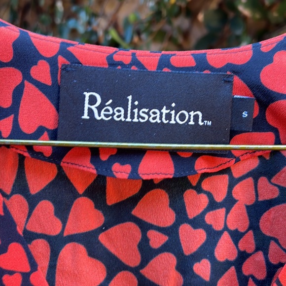 Realisation par red silk heart blouse - their first collection, size small - Picture 5 of 8